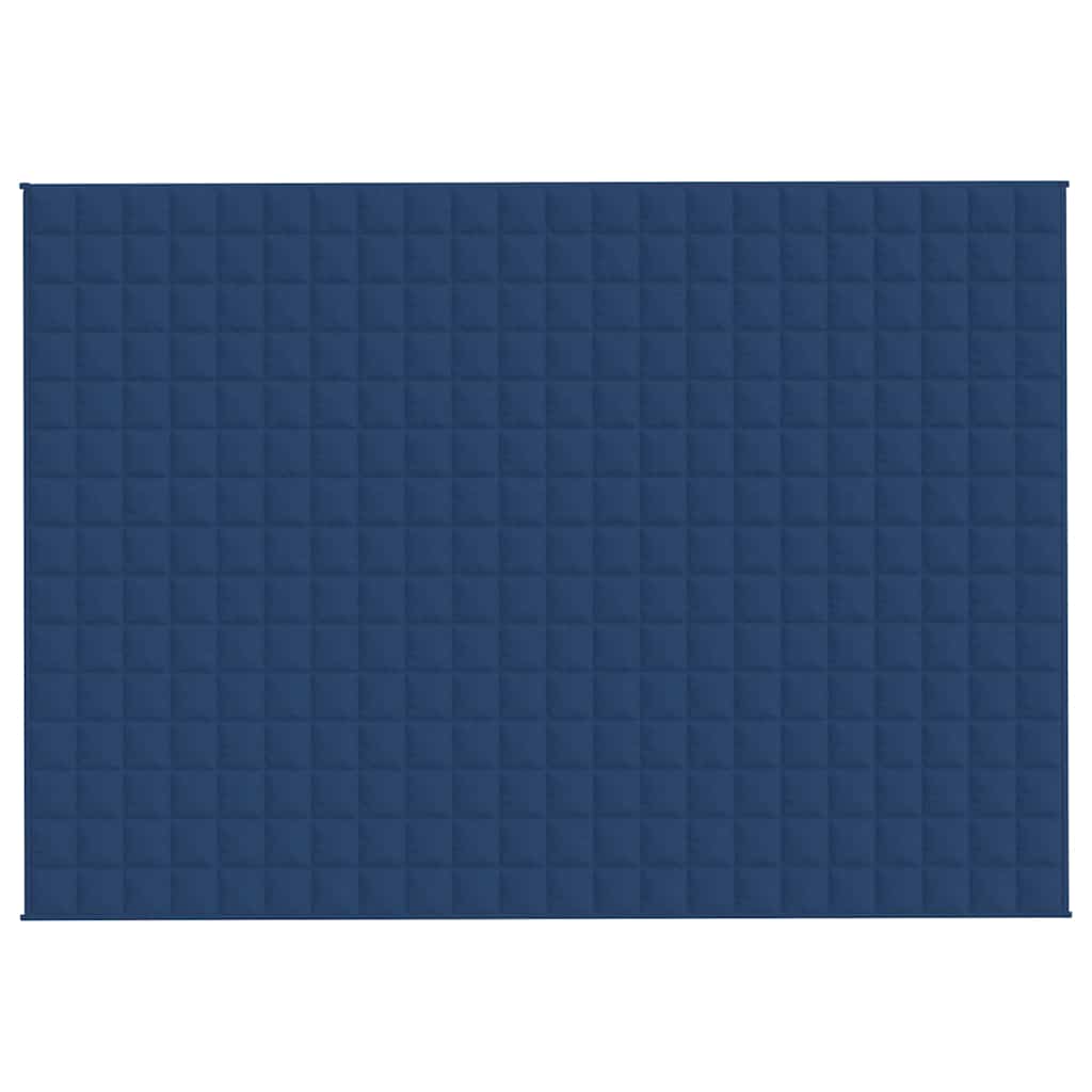 Vidaxx couverture lestée 155x220 cm 11 kg tissu bleu