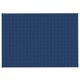 Vidaxx couverture lestée 155x220 cm 11 kg tissu bleu