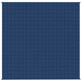 Vidaxx couverture lestée 200x200 cm 13 kg tissu bleu