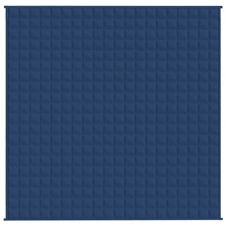 Vidaxx couverture lestée 200x200 cm 13 kg tissu bleu