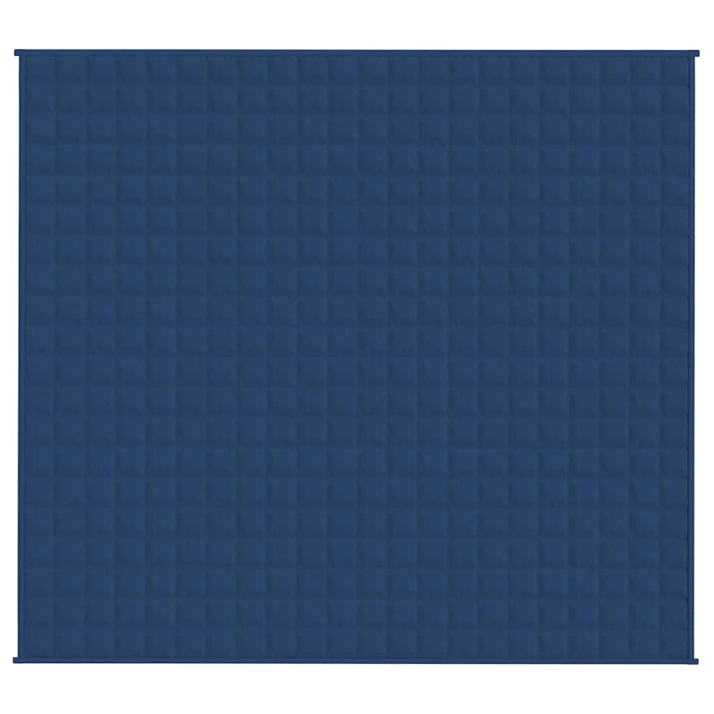 Vidaxx couverture lestée 200x225 cm 13 kg tissu bleu