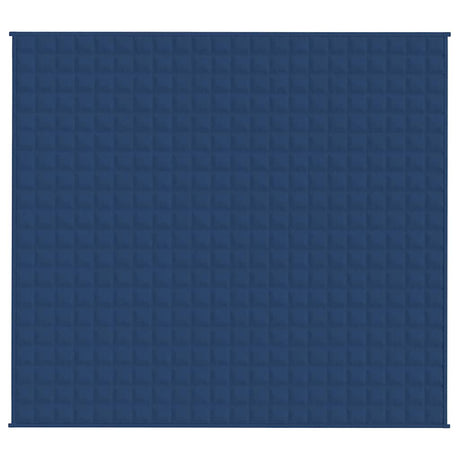 Vidaxx couverture lestée 200x225 cm 13 kg tissu bleu