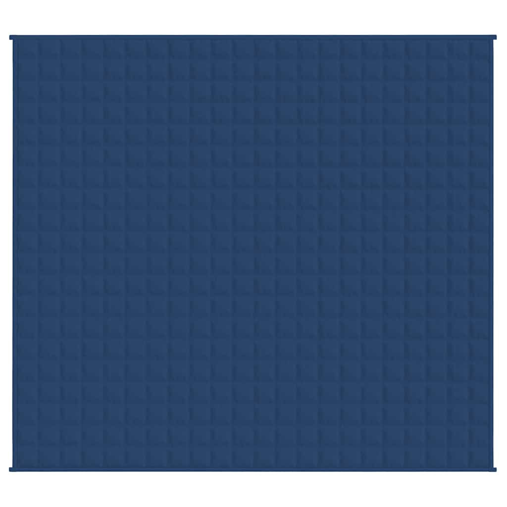 Vidaxx couverture lestée 220x235 cm 11 kg tissu bleu