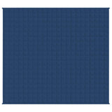 Vidaxx couverture lestée 220x235 cm 11 kg tissu bleu