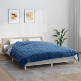 Vidaxx couverture lestée 220x235 cm 15 kg tissu bleu