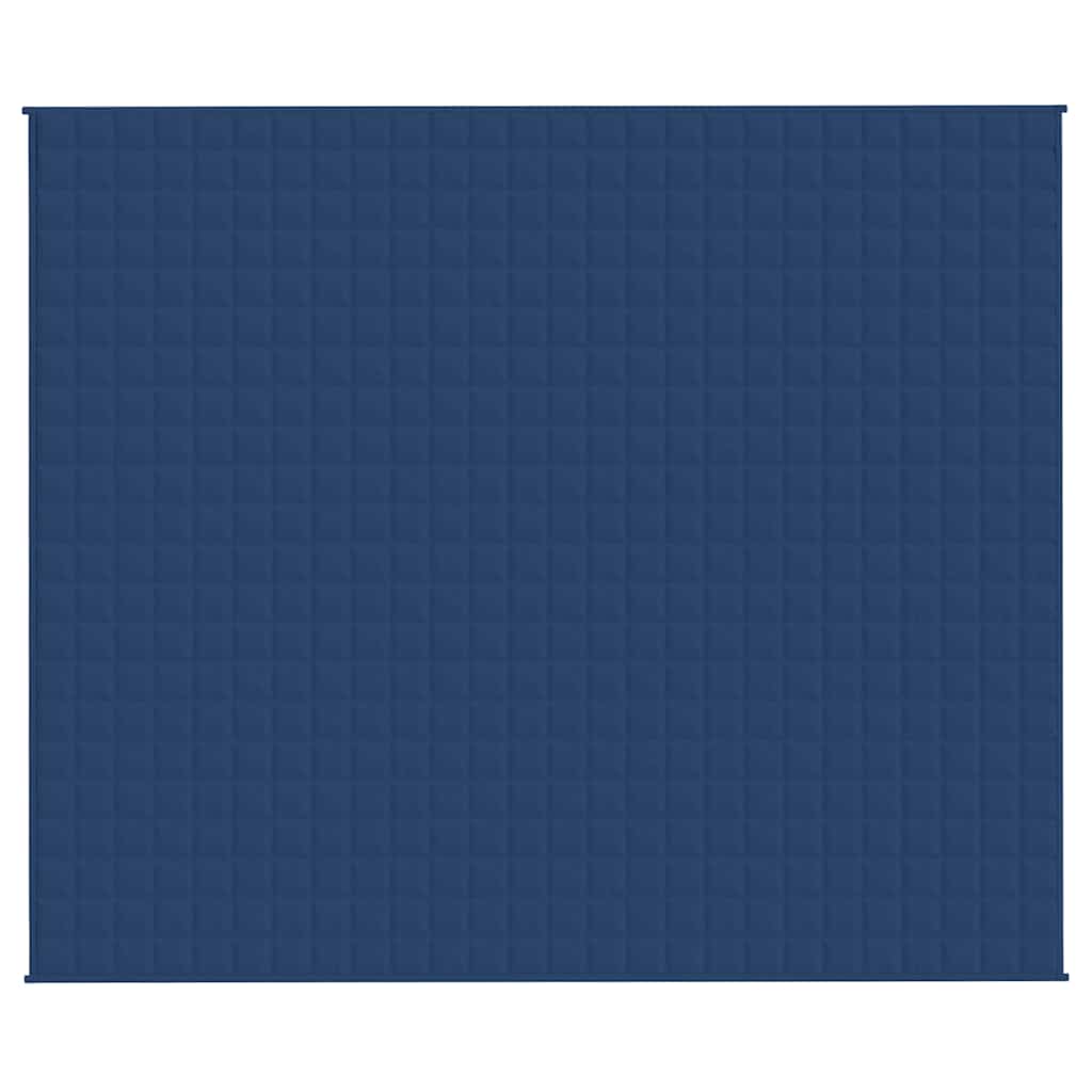 Vidaxx couverture lestée 220x260 cm 11 kg tissu bleu