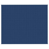 Vidaxx couverture lestée 220x260 cm 11 kg tissu bleu