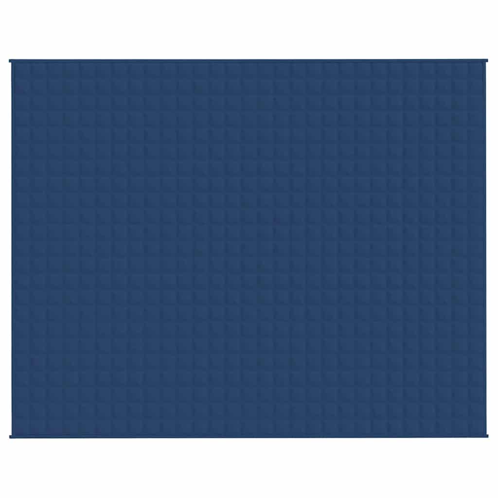 Vidaxx couverture lestée 235x290 cm 11 kg tissu bleu