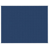 VIDAXL Coperta debole 235x290 cm 11 kg di tessuto blu