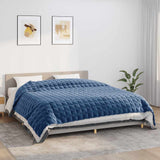 Vidaxx couverture lestée 235x290 cm 11 kg tissu bleu