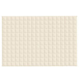 Vidaxx couverture lestée 120x180 cm 5 kg tissu crème clair