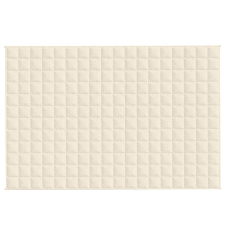 Vidaxx couverture lestée 120x180 cm 5 kg tissu crème clair
