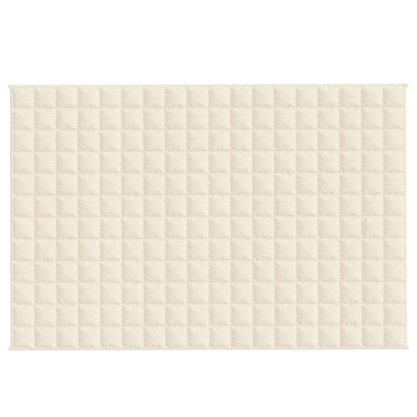 Vidaxx couverture lestée 120x180 cm 9 kg tissu crème clair