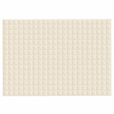 Vidaxx couverture lestée 155x220 cm 11 kg tissu crème clair