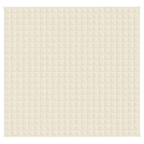 Vidaxx couverture lestée 220x235 cm 15 kg tissu crème clair