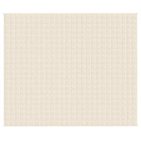 Vidaxx couverture lestée 220x260 cm 11 kg tissu crème clair