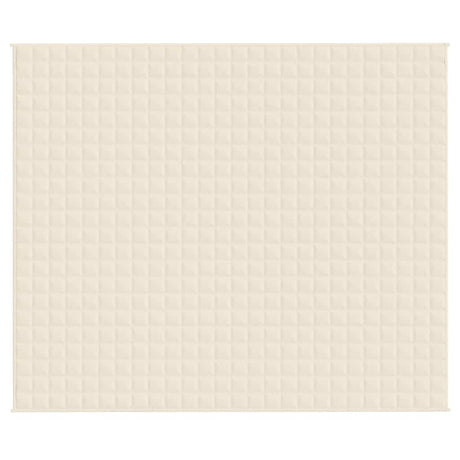 Vidaxx couverture lestée 220x260 cm 11 kg tissu crème clair