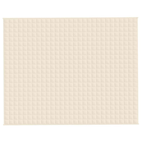Vidaxx couverture lestée 235x290 cm 11 kg tissu crème clair