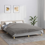 Vidaxx couverture lestée avec housse 200x200 cm 13 kg tissu gris