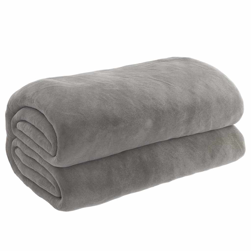 Vidaxx couverture lestée avec housse 200x225 cm 13 kg tissu gris