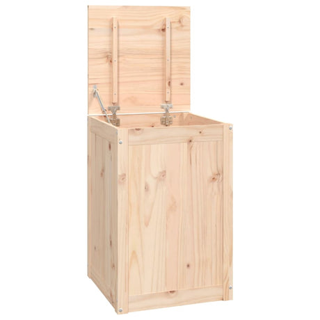 Vidaxx panier à linge 44x44x66 cm bois de pin massif