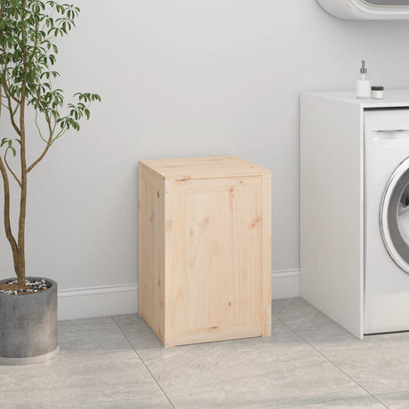 Vidaxx panier à linge 44x44x66 cm bois de pin massif