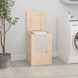 Vidaxx panier à linge 44x44x66 cm bois de pin massif
