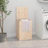 Vidaxl Laundry Basket 44x44x66 cm pevná borovice