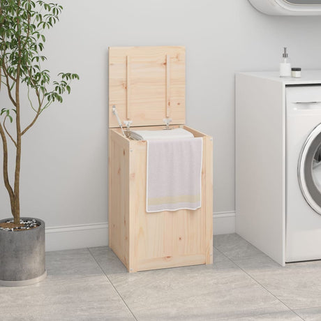 Vidaxx panier à linge 44x44x66 cm bois de pin massif