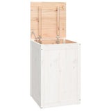 Vidaxx panier à linge 44x44x66 cm bois de pin massif blanc