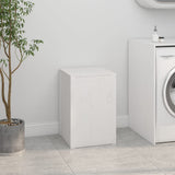 Vidaxx panier à linge 44x44x66 cm bois de pin massif blanc