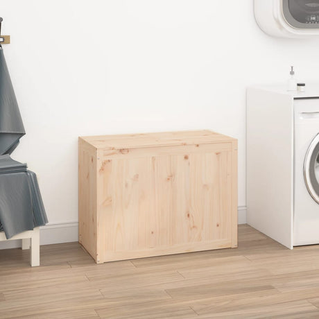 Vidaxx panier à linge 88,5x44x66 cm bois de pin massif