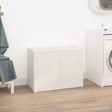 Vidaxx panier à linge 88,5x44x66 cm bois de pin massif blanc