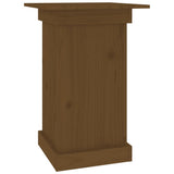 Vidaxx jardinière 40x40x60 cm bois de pin massif marron miel