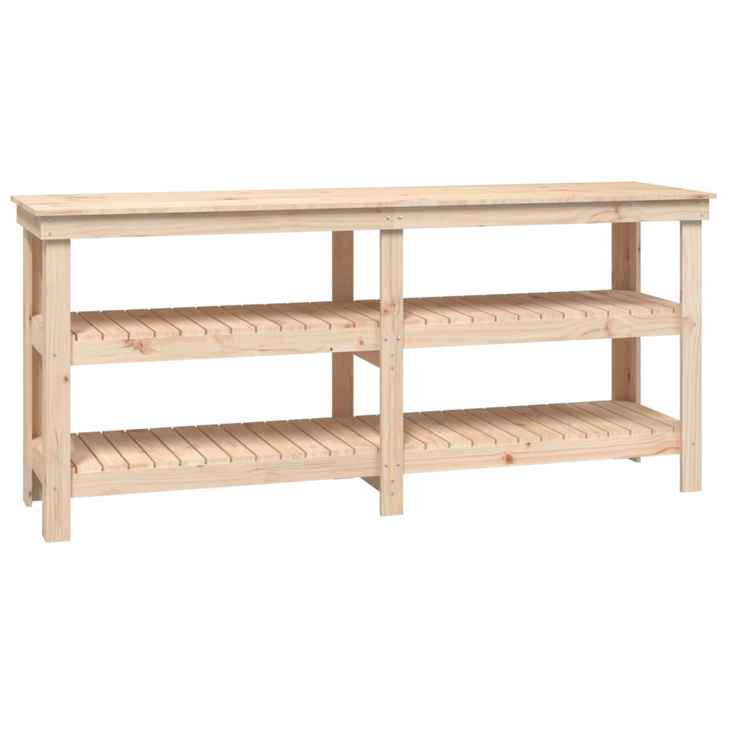 Vidaxl Workbench 181x50x80 cm Solid pine