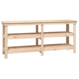 Vidaxl Workbench 181x50x80 cm Pine solide