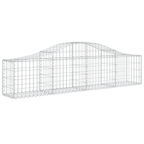 Vidaxx gabion voûté 200x30x40 60 cm en fer galvanisé