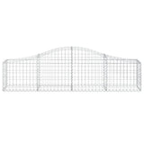 Vidaxx gabion voûté 200x30x40 60 cm en fer galvanisé