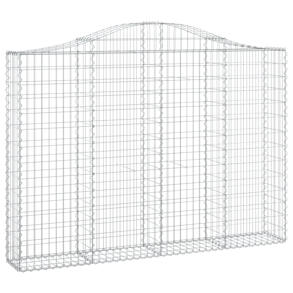 VidaXL Gabion voûté 200x30x140 160 cm fer galvanisé