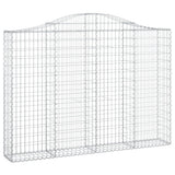VidaXL Gabion voûté 200x30x140 160 cm fer galvanisé
