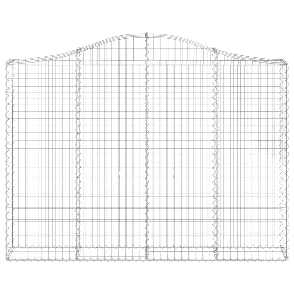 VidaXL Gabion voûté 200x30x140 160 cm fer galvanisé