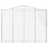 VidaXL Gabion voûté 200x30x140 160 cm fer galvanisé