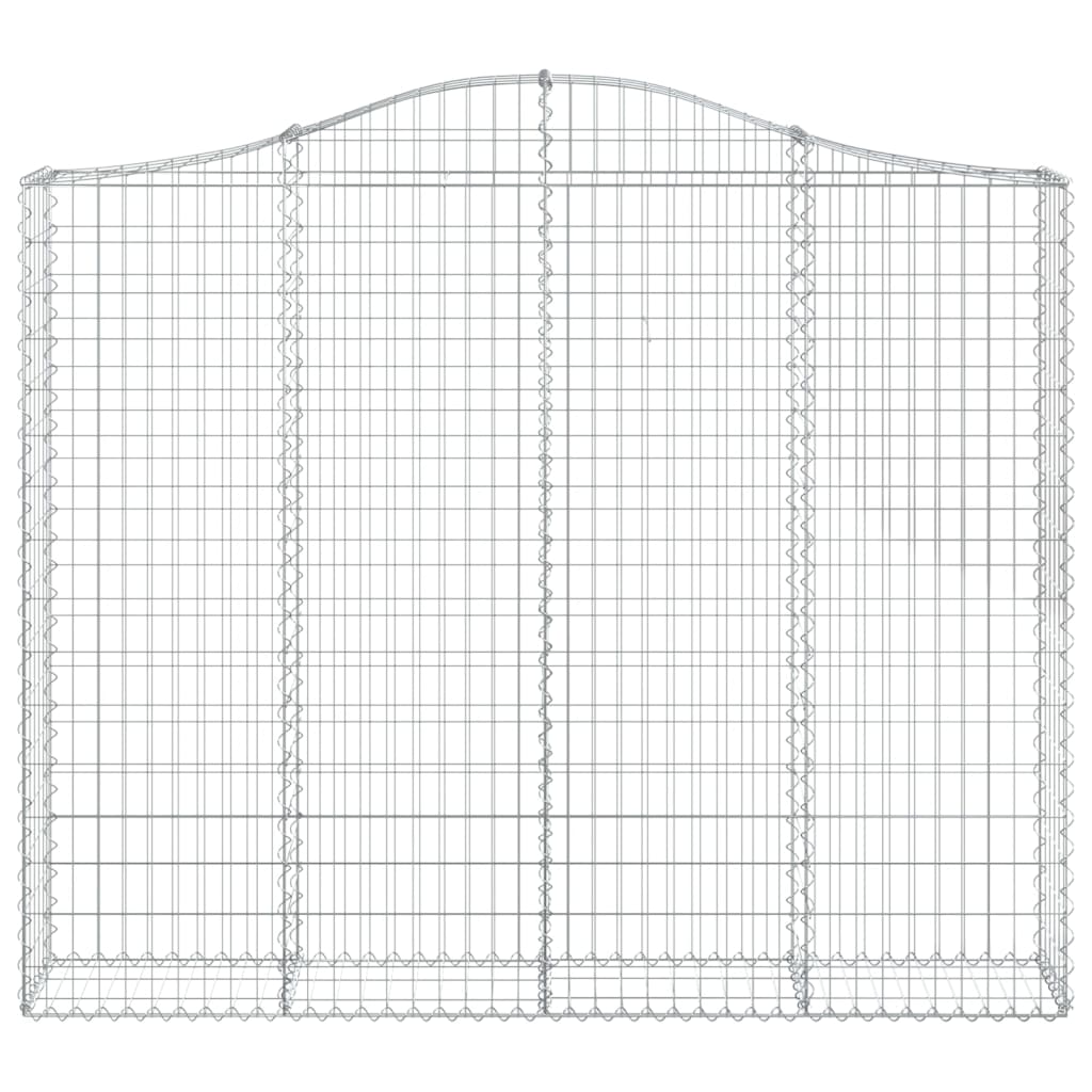 Vidaxl Schanskorf Gewölbe 200x30x160 180 cm verzinktes Eisen