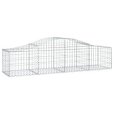 Vidaxx gabion voûté 200x50x40 60 cm en fer galvanisé