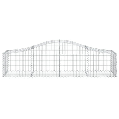 Vidaxx gabion voûté 200x50x40 60 cm en fer galvanisé