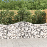 Vidaxx gabion voûté 200x50x80 100 cm en fer galvanisé