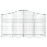 Vidaxx gabion voûté 200x50x100 120 cm en fer galvanisé