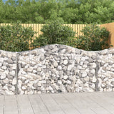 Vidaxx gabion voûté 200x50x100 120 cm en fer galvanisé