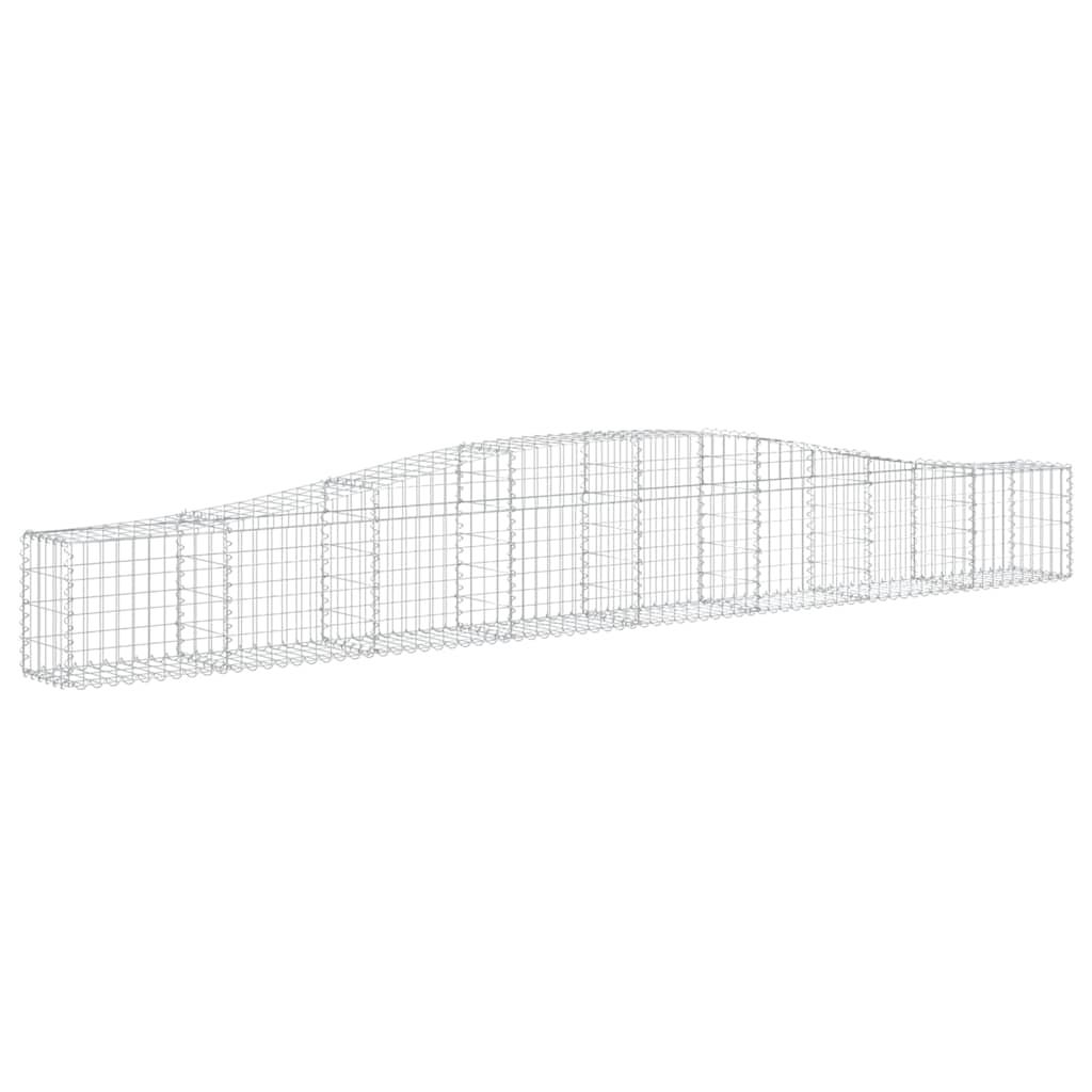 Vidaxx gabion voûté 400x30x40 60 cm en fer galvanisé