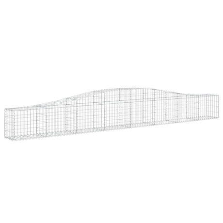 Vidaxx gabion voûté 400x30x40 60 cm en fer galvanisé